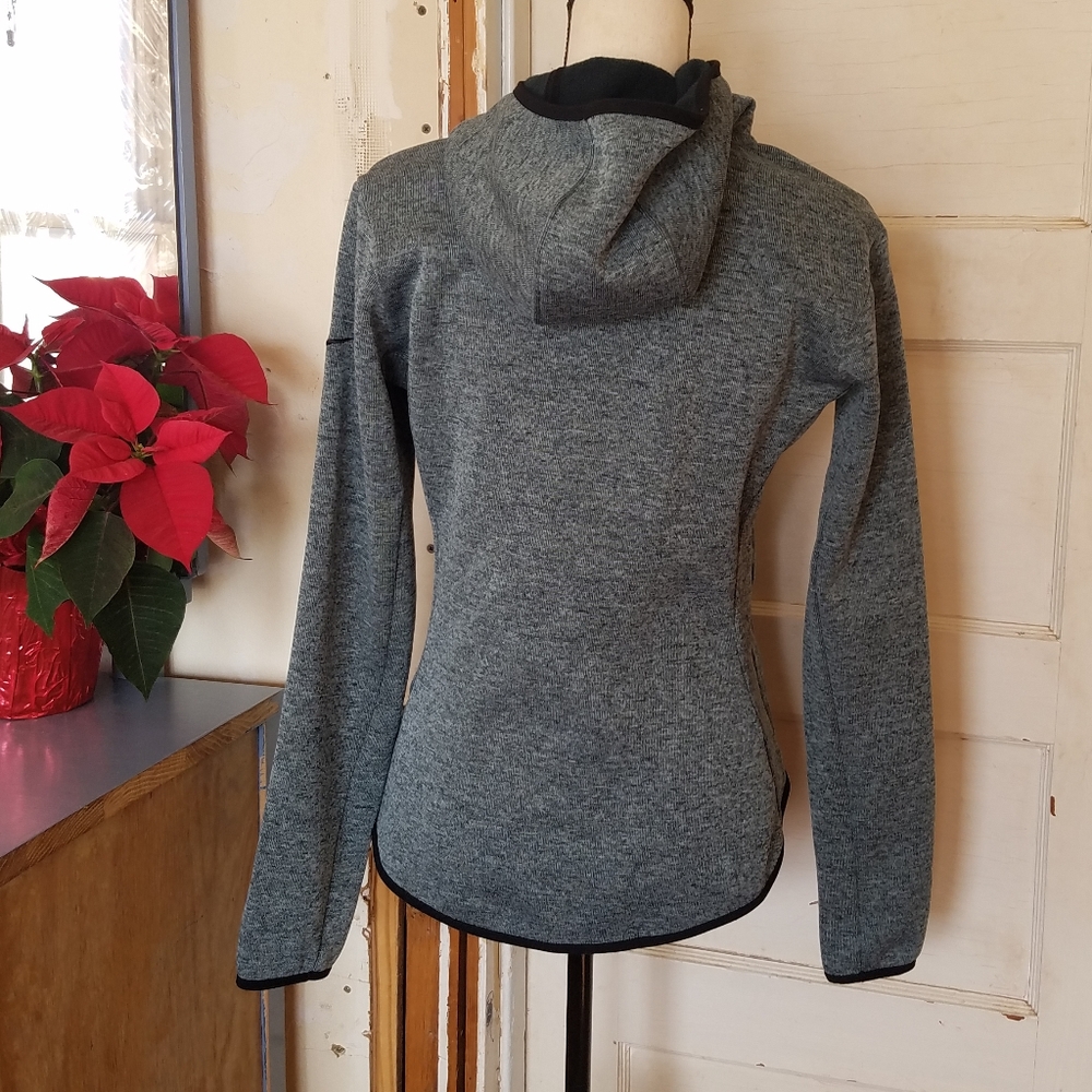 Nike Dri-fit Fleece Lined Gray Pullover Hoodie - Picture 3 of 11